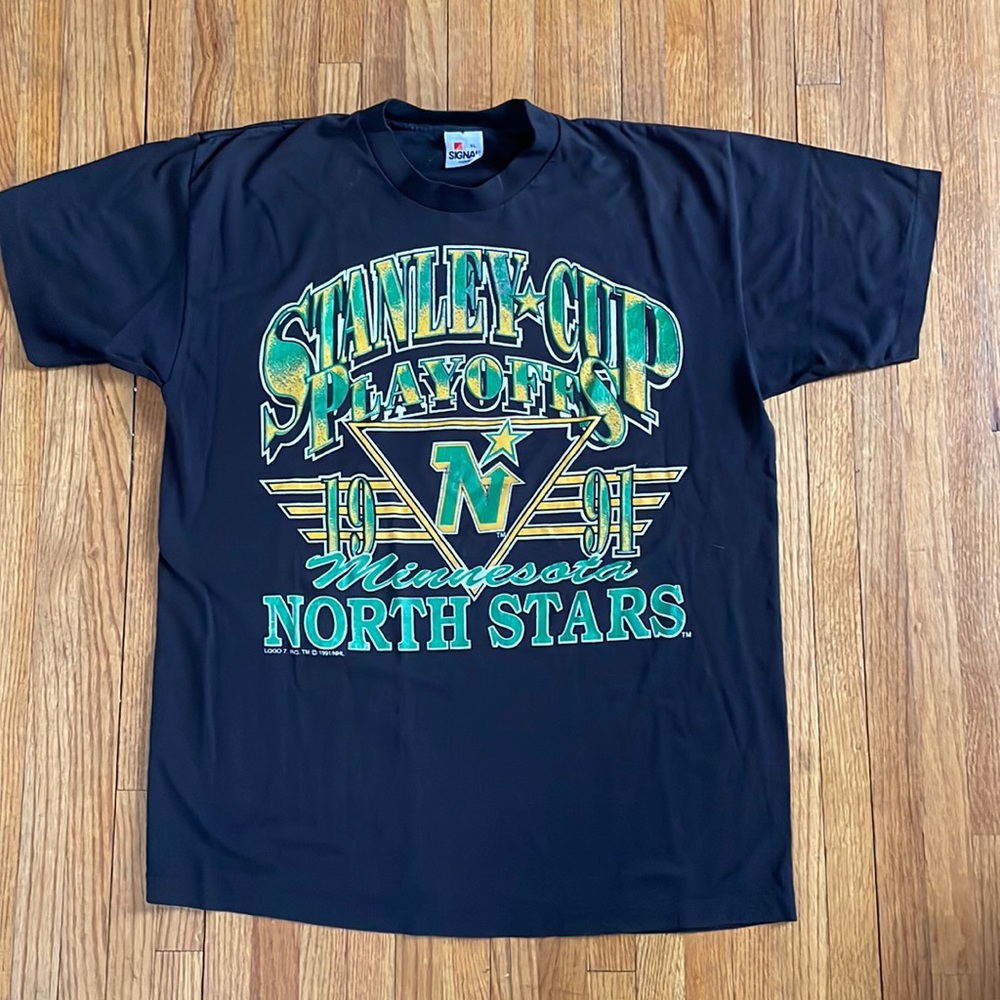 Minnesota North Stars Stanley Cup 1991 Playoff Shirt